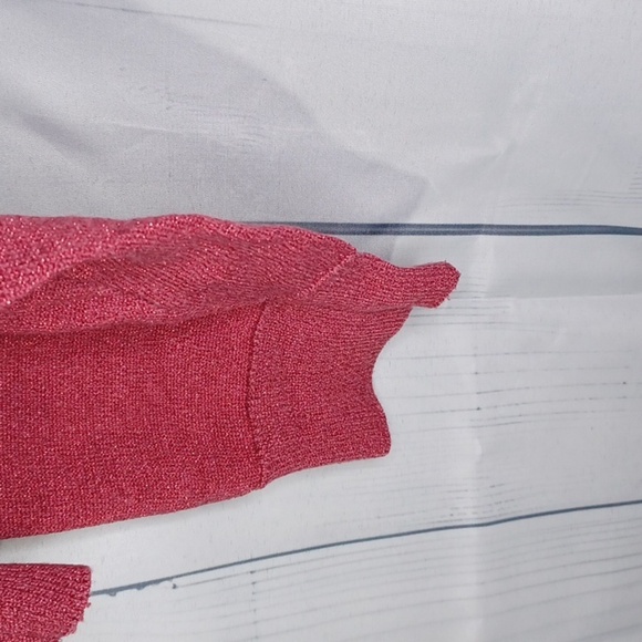 Herman Geist Vintage button front  sweater with sparkles - Picture 4 of 9